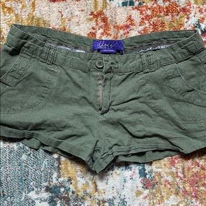 Olive Green Shorts